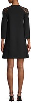 Thumbnail for your product : Valentino Lace Shoulder Shift Dress