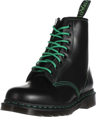 Dr. Martens 1460 Contrast Stitch (Green Stitching) (Black) Shoes -  ShopStyle Boots