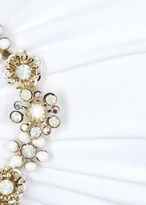 Thumbnail for your product : Emamo St Tropez white embellished bikini top