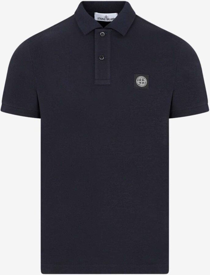 Stone Island Compass Patch Polo T-shirt