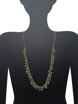 Thumbnail for your product : Leslie Danzis Blue & Silver Glass Station Necklace