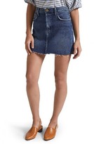 Thumbnail for your product : Current/Elliott Women's The Mini Cutoff Denim Miniskirt