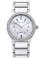 Karen Millen Ladies silver tone bracelet watch