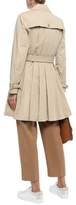 Thumbnail for your product : MICHAEL Michael Kors Pleated Cotton-blend Sateen Trench Coat