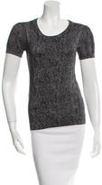 Thumbnail for your product : Diane von Furstenberg Metallic Patterned  Top w/ Tags