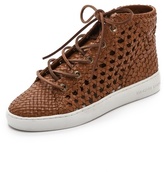 Thumbnail for your product : Michael Kors Collection Verna Woven High Top Sneakers