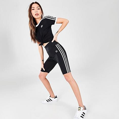 adidas Women's Adicolor Classics Primeblue High Waisted Short Tights -  ShopStyle