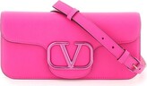 Thumbnail for your product : Valentino VLogo Buckled Crossbody Bag