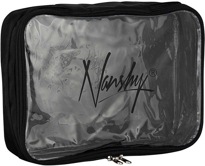 Nanshy Travel Organiser Clear Makeup Bag (Transparent/Black) ShopStyle