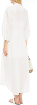 Thumbnail for your product : Frame Gathered Woven Midi Dress