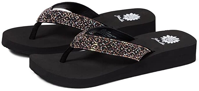 yellow box cliff flip flops