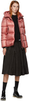 Thumbnail for your product : Moncler Pink Down Serrite Jacket