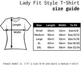 Thumbnail for your product : Good Time Gifts Personalised Percentage Items Lady Fit T Shirt
