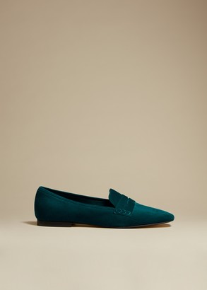 hunter green loafers