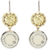 Thumbnail for your product : Marc Jacobs Silver & Yellow 'The Medallion' Drop Earrings