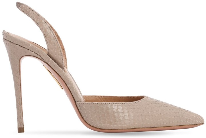 taupe slingback pumps