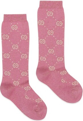 Gucci Children's Cotton GG Lam Socks