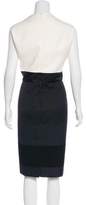 Thumbnail for your product : Carolina Herrera Sleeveless Wool-Blend Dress