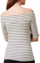 Thumbnail for your product : Hobbs London Gail Striped Bardot Off-the-Shoulder Top