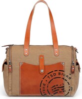 Thumbnail for your product : TSD BRAND Super Horse Canvas Satchel Bag