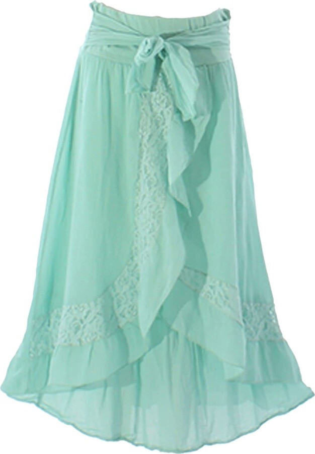 Trendy Miss Diva Ladies Gypsy Bohemian Maxi Long Cotton Skirt Boho