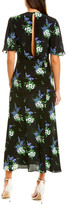 Thumbnail for your product : Les Rêveries Slit-Front Silk Maxi Dress