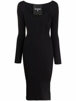 Thumbnail for your product : Patrizia Pepe Knitted Bodycon Midi-Dress