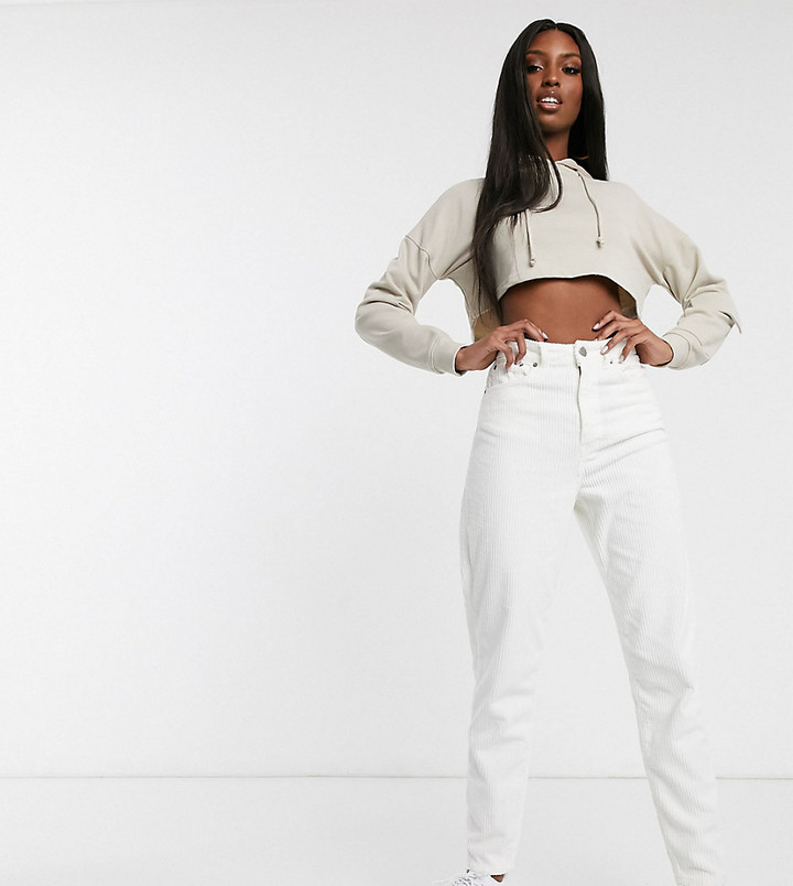asos cream jeans