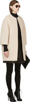 Thumbnail for your product : Giambattista Valli Nude Felted Wool Classic Cocoon Coat