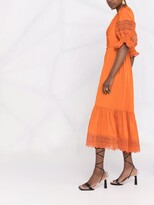 Thumbnail for your product : Self-Portrait Chiffon Midi Dress