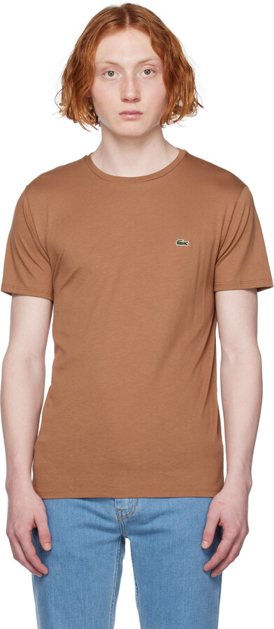 Lacoste Men's Brown Shirts | ShopStyle