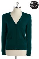 Thumbnail for your product : Lord & Taylor Petite Merino Wool Cardigan