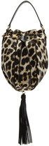 Thumbnail for your product : Miu Miu Brown and Black Leopard Print Bucket Bag