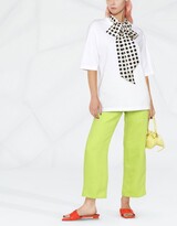 Thumbnail for your product : Jejia printed-scarf cotton T-shirt