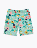 Thumbnail for your product : Marks and Spencer Tropical Print Swim Shorts (2-7 Yrs)
