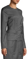 Thumbnail for your product : HUGO BOSS Jamaren Patterned Stretch Wool Jacket