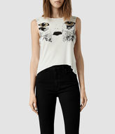 Thumbnail for your product : AllSaints Gato Cropped Top