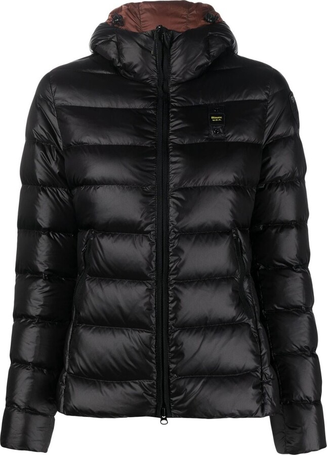 Black Shine Puffer | Shop The Largest Collection | ShopStyle