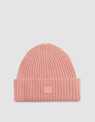 Acne Studios Mini Pansy Beanie in Pale Pink