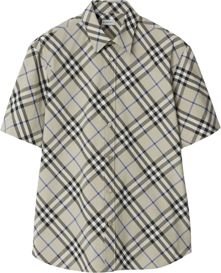 Burberry Nova Check-jacquard shirt