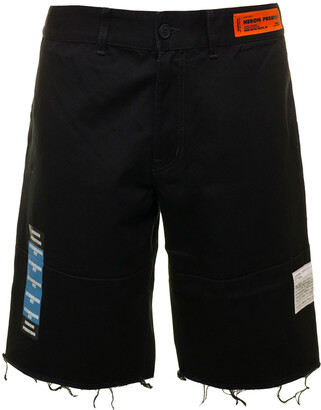 Green for Men Mens Clothing Shorts Bermuda shorts Heron Preston Fleece Shorts & Bermuda Shorts in Deep Jade 