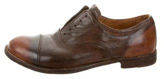 Officine Creative Leather Round-Toe Oxfords w/ Tags