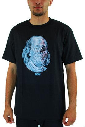 DGK Men's Dead Pres T Shirt Black XL