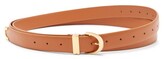 Thumbnail for your product : KHAITE Brooke Leather Belt - Tan