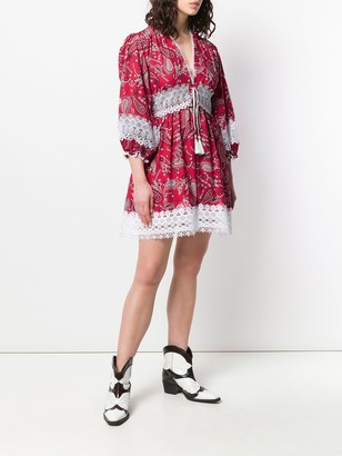 Forte Dei Marmi Couture Paisley Print Dress