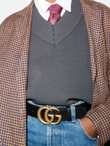 Thumbnail for your product : Gucci Black GG Marmont Leather Belt
