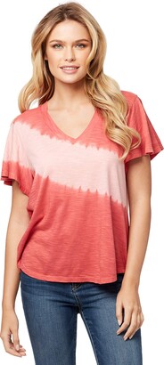 Jessica Simpson Women's Carly Flutter Sleeve Tee Shirt