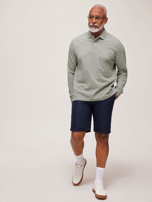 John Lewis & Partners Supima Cotton Pique Long Sleeve Polo Shirt