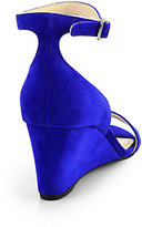 Thumbnail for your product : Prada Suede Wedge Sandals