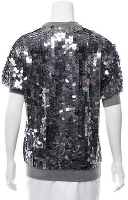 Adam Embellished Short Sleeve Top w/ Tags